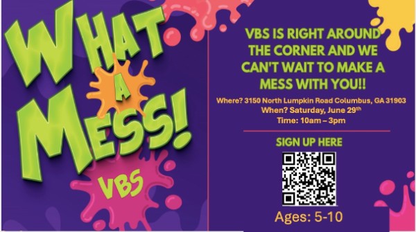 Featured Item VBS Registration